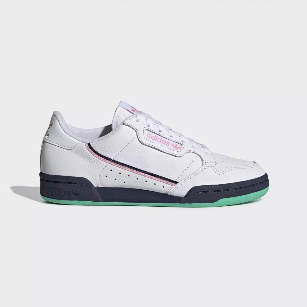 Adidas Continental 80 Tenis Blancos Para Mujer (MX-27443)